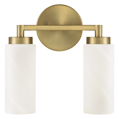 Capital Lighting Alyssa Aged Brass Bathroom Light