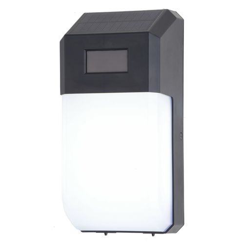Outdoor Security Black LED Security Light by Vaxcel Lighting