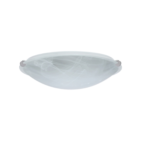 Besa Lighting Flushmount Light Marble Glass Satin Nickel by Besa Lighting 968052-SN