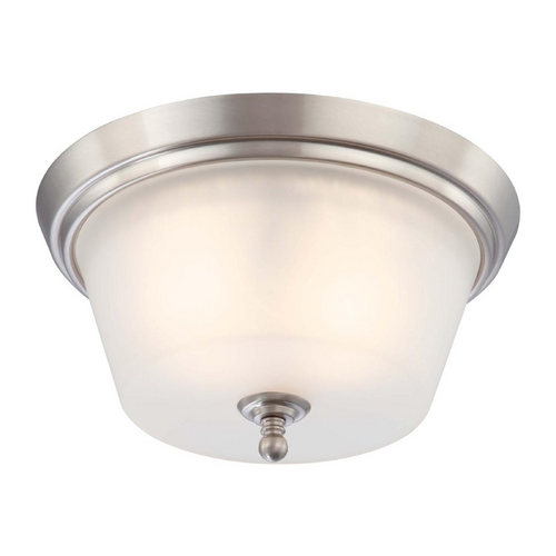 Modern Flush Mount in Brushed Nickel by Nuvo Lighting