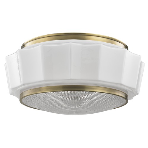 Hudson Valley Lighting Odessa Flush Mount in Brass by Hudson Valley Lighting 3816F-AGB