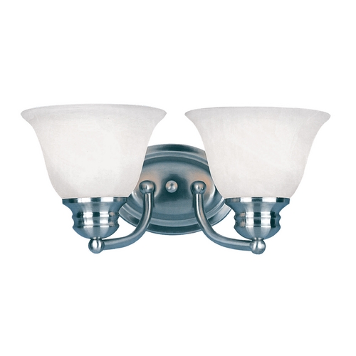 Maxim Lighting Malibu Satin Nickel Bathroom Light by Maxim Lighting 2687MRSN