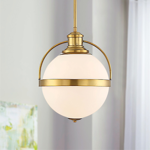 Westbourne Warm Brass Pendant by Savoy House