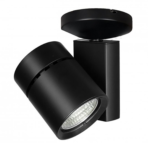 WAC Lighting Exterminator II Black LED Monopoint Spot Light by WAC Lighting MO-1052N-840-BK