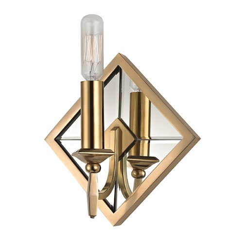 Hudson Valley Lighting Colfax Aged Brass Sconce by Hudson Valley Lighting 7601-AGB