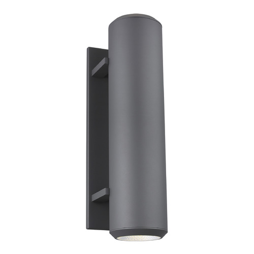 Visual Comfort Modern Collection Sean Lavin Aspenti 20-Inch 277V LED Outdoor Wall Light in Charcoal by Visual Comfort Modern 700OWAST20H-LED930-277
