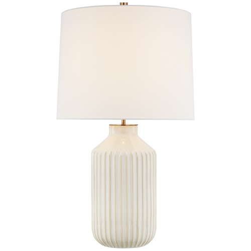 Visual Comfort Signature Collection Kate Spade New York Braylen Table Lamp in Ivory by Visual Comfort Signature KS3636IVOL