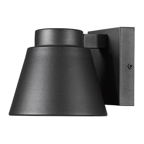 Z-Lite Asher Black LED Outdoor Wall Light by Z-Lite 544S-BK-LED