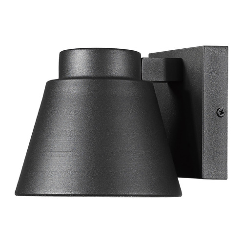 Asher Black LED Outdoor Wall Light by Z-Lite