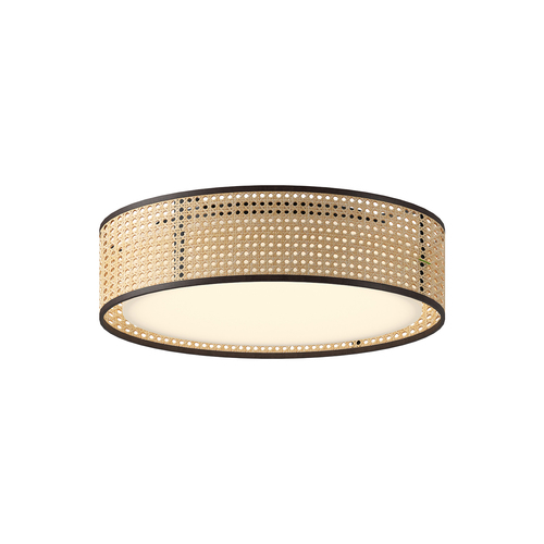 Alora Lighting Alora Lighting Lyla Rattan LED Flushmount Light FM479016RB