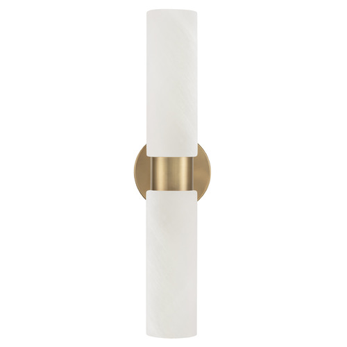 Capital Lighting Alyssa Aged Brass Vertical Bathroom Light