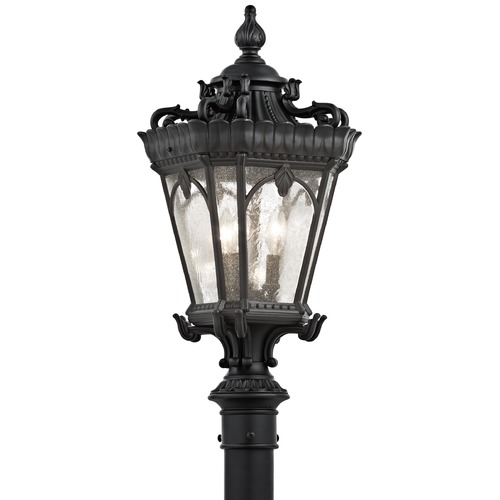 Tournai 27-Inch Post Light in Textured Black by Kichler Lighting
