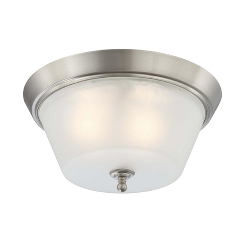 Modern Flush Mount in Brushed Nickel by Nuvo Lighting