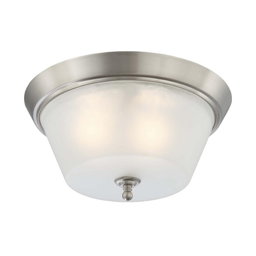 Nuvo Lighting Modern Flush Mount in Brushed Nickel by Nuvo Lighting 60/4153