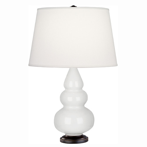 Robert Abbey Lighting Robert Abbey Lighting Small Triple Gourd Lily / Deep Patina Bronze Table Lamp with Empire Shade 261X