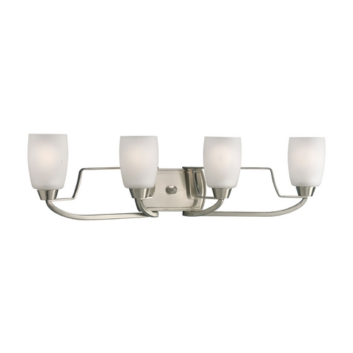 Progress Lighting Wisten Bathroom Light in Brushed Nickel by Progress Lighting P2797-09