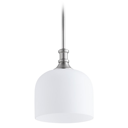 Quorum Lighting Richmond Satin Nickel Mini Pendant by Quorum Lighting 3911-65