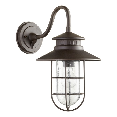 Quorum Lighting Moriarty Oiled Bronze Outdoor Wall Light by Quorum Lighting 7697-86