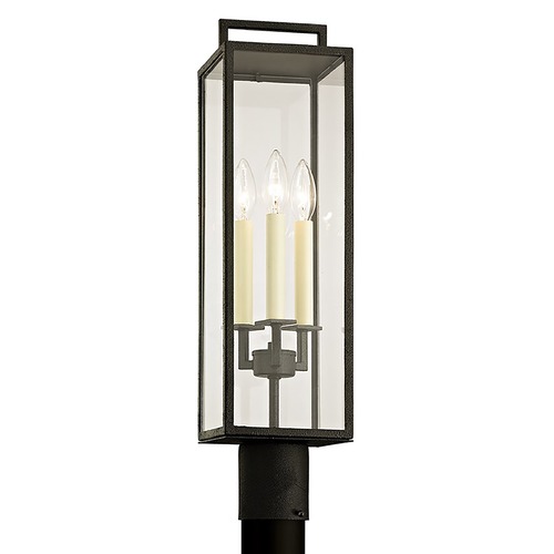 Troy Lighting Beckham Forged Iron Post Light by Troy Lighting P6385