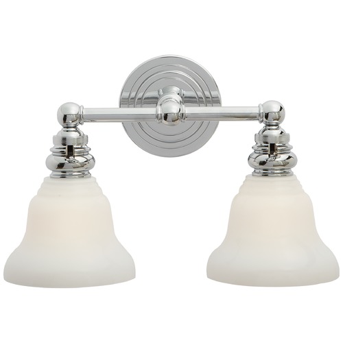 Visual Comfort Signature Collection E.F. Chapman Boston Functional 2-Light in Chrome by Visual Comfort Signature SL2932CHSLEGWG