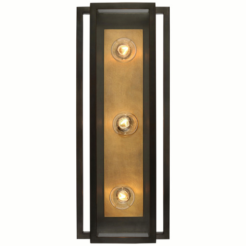 Visual Comfort Signature Collection Ian K. Fowler Halle Bath Light in Bronze by Visual Comfort Signature S2202BZ/HAB-CG