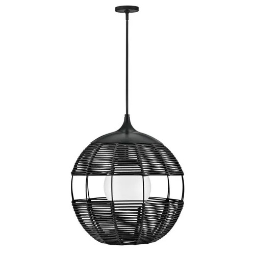 Hinkley Maddox Medium Orb Pendant in Black by Hinkley Lighting 19675BK