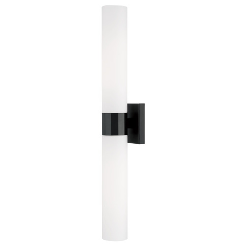 Capital Lighting Sutton Matte Black Vertical Bathroom Light