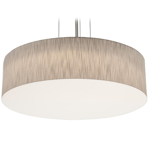 Afx Lighting Anton Black Pendant Light with Drum Shade