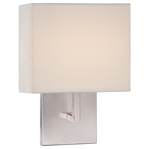 LED Wall Sconce in Brushed Nickel by George Kovacs