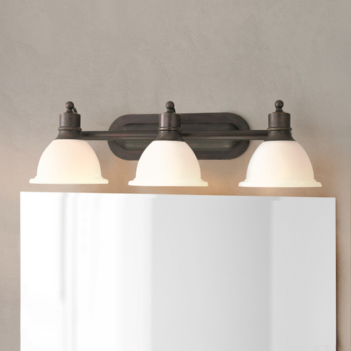 Madison Bath Light in Antique Bronze by Progress Lighting