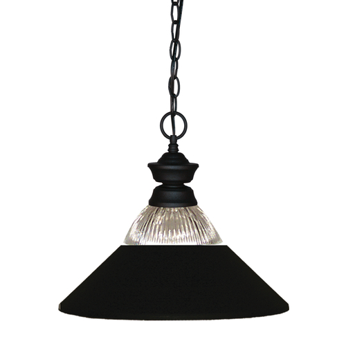 Shark Matte Black Pendant by Z-Lite