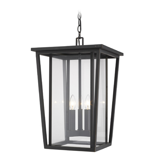Seoul Oil Rubbed Bronze Outdoor Hanging Light by Z-Lite