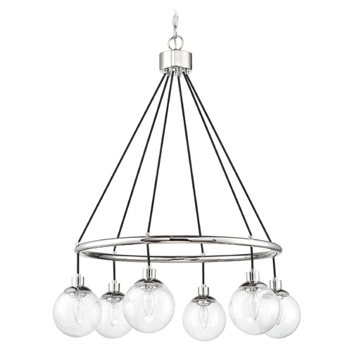 Craftmade Lighting Que Chrome Chandelier by Craftmade Lighting 53326-CH