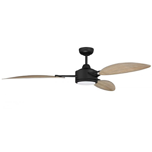 Craftmade Lighting Journey 64-Inch WiFi LED Fan in Flat Black by Craftmade Lighting JOU64FB3