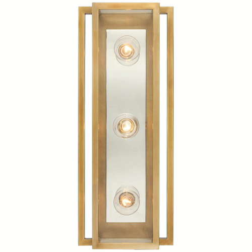 Visual Comfort Signature Collection Ian K. Fowler Halle Bath Light in Brass by Visual Comfort Signature S2202HAB/PN-CG