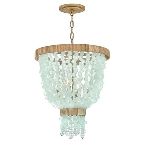 Dune 18-Inch Chandelier in Burnished Gold by Fredrick Ramond