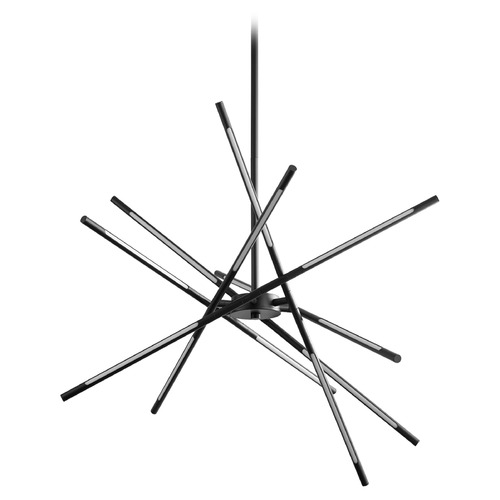 Oxygen Palillos Black LED Pendant Light