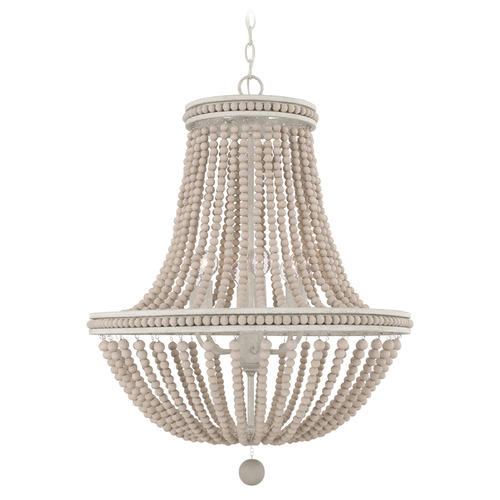 Handley 24-Inch Wide Chandelier in Sand Dollar by Capital Lighting
