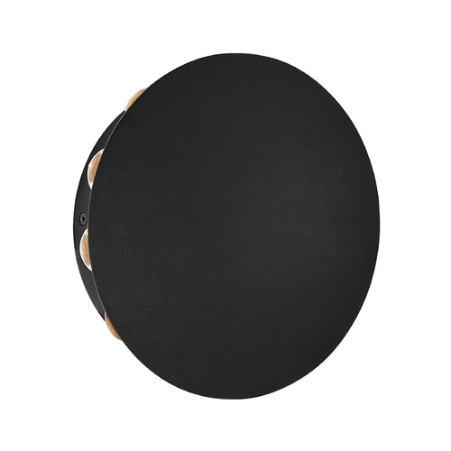 Oxygen Rickie Black LED Outdoor Wall Light