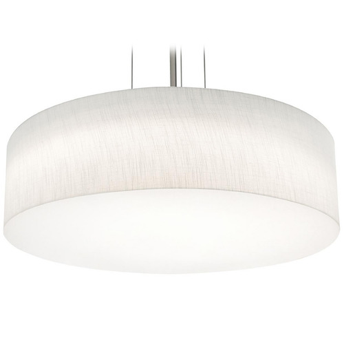 AFX Lighting Afx Lighting Anton Black Pendant Light with Drum Shade ANP2432MBBK-LW