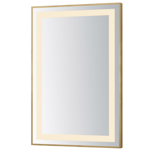 ET2 Lighting Framed Rectangle 24-Inch Illuminated Mirror E42092-GLD