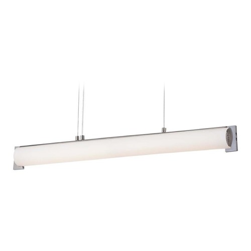 George Kovacs Lighting Tube LED Linear Light in Brushed Nickel by George Kovacs P1151-084-L