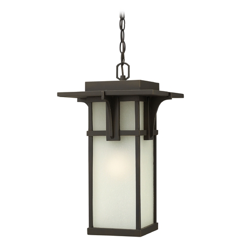 Manhattan 19.25-Inch Outdoor Hanging Light in Oil Rubbed Bronze by Hinkley Lighting