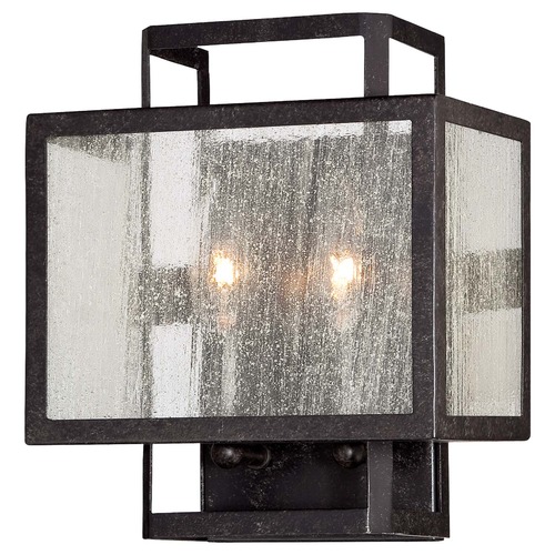 Minka Lavery Seeded Glass Sconce Bronze by Minka Lavery 4870-283