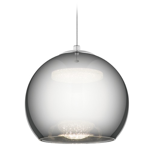 Elan Lighting Rendo 8-Inch Chrome LED Pendant by Elan Lighting 83951