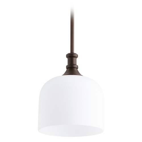 Richmond Oiled Bronze Mini Pendant by Quorum Lighting
