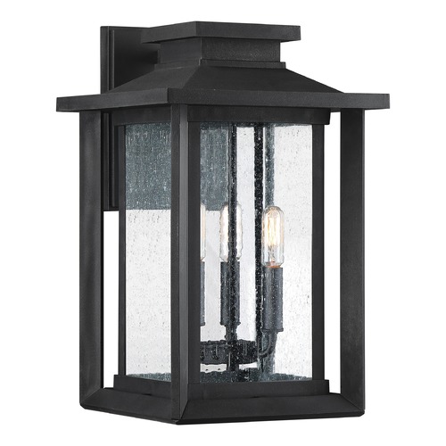 Wakefield Outdoor Wall Light in Black by Quoizel Lighting
