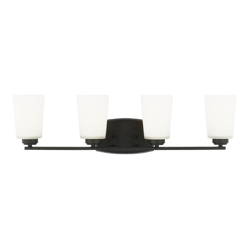 Franport 29-Inch Midnight Black Bathroom Light by Generation Lighting