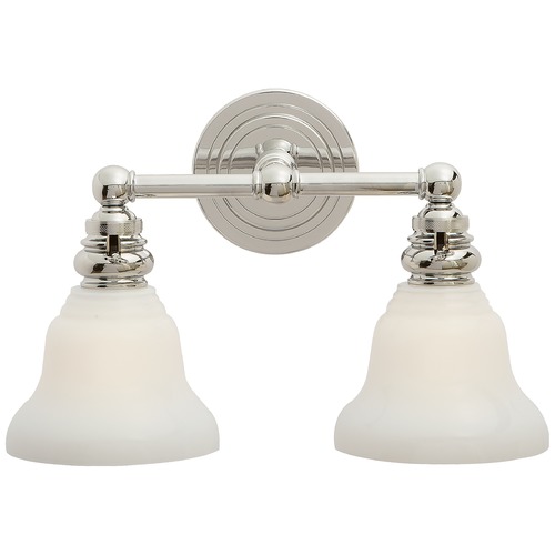 Visual Comfort Signature Collection E.F. Chapman Boston 2-Light in Polished Nickel by Visual Comfort Signature SL2932PNSLEGWG