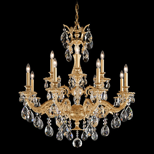 Milano Heirloom Gold Crystal Chandelier by Schonbek Lighting